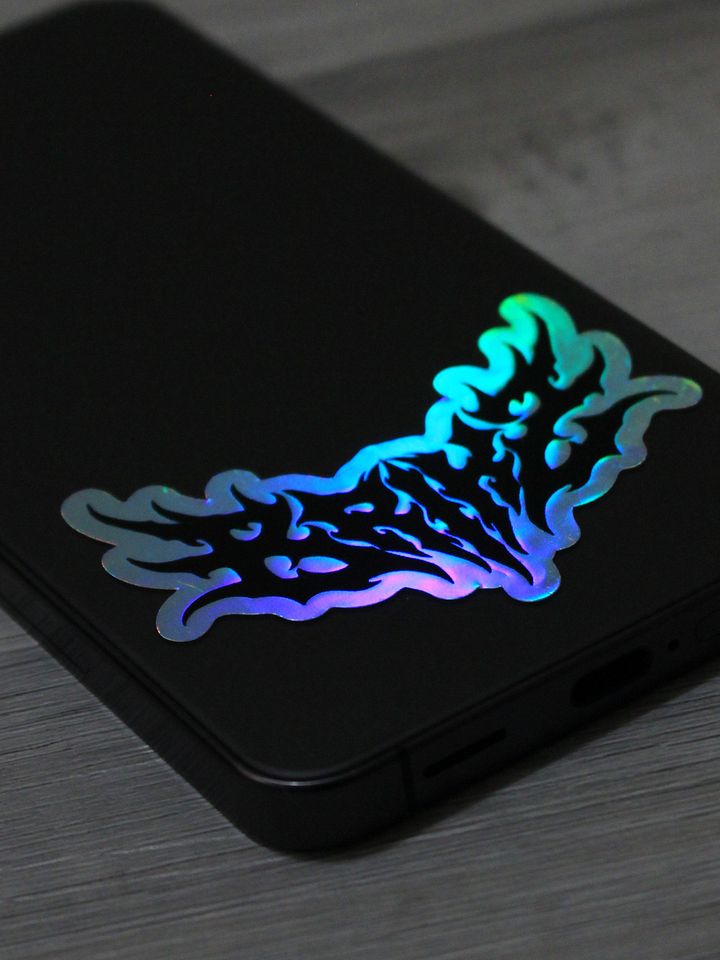 BRIKZ Holo Sticker Pack - Metal Logo (12ct) product image (1)