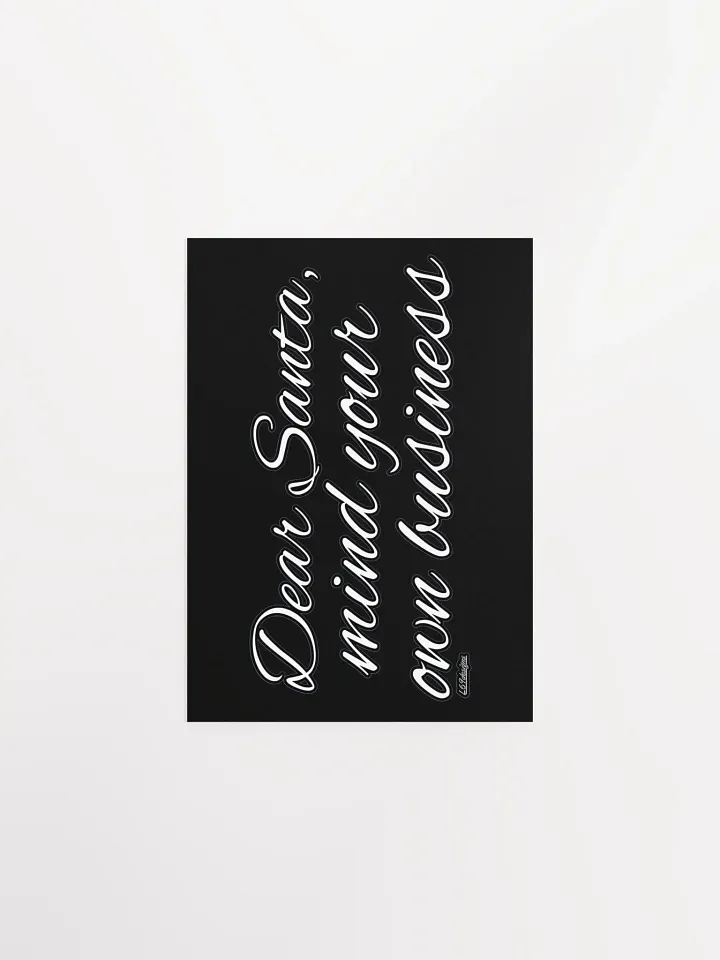 DEAR SANTA, MIND YOUR OWN BUSINESS product image (1)