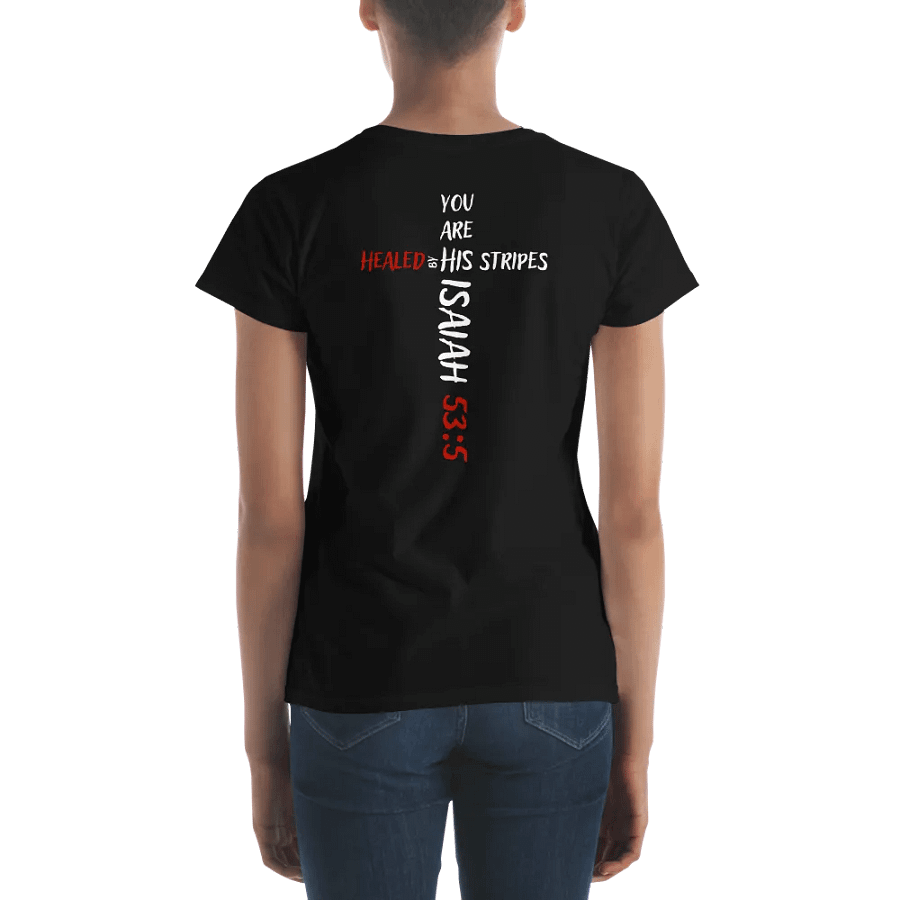 Isaiah 53:5 | Fitted (Female) Shirt product image (3)