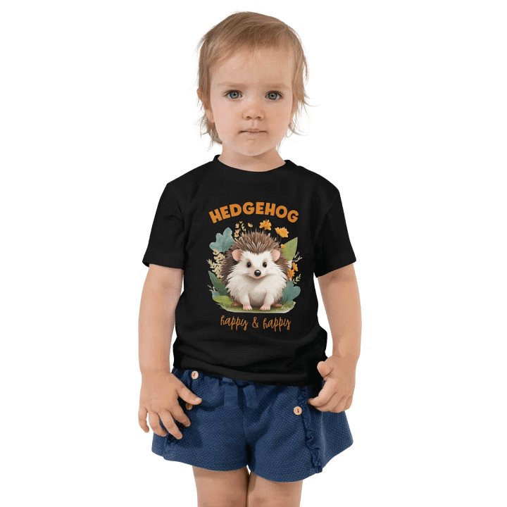 Happy Hedgehog Toddler T-Shirt product image (1)