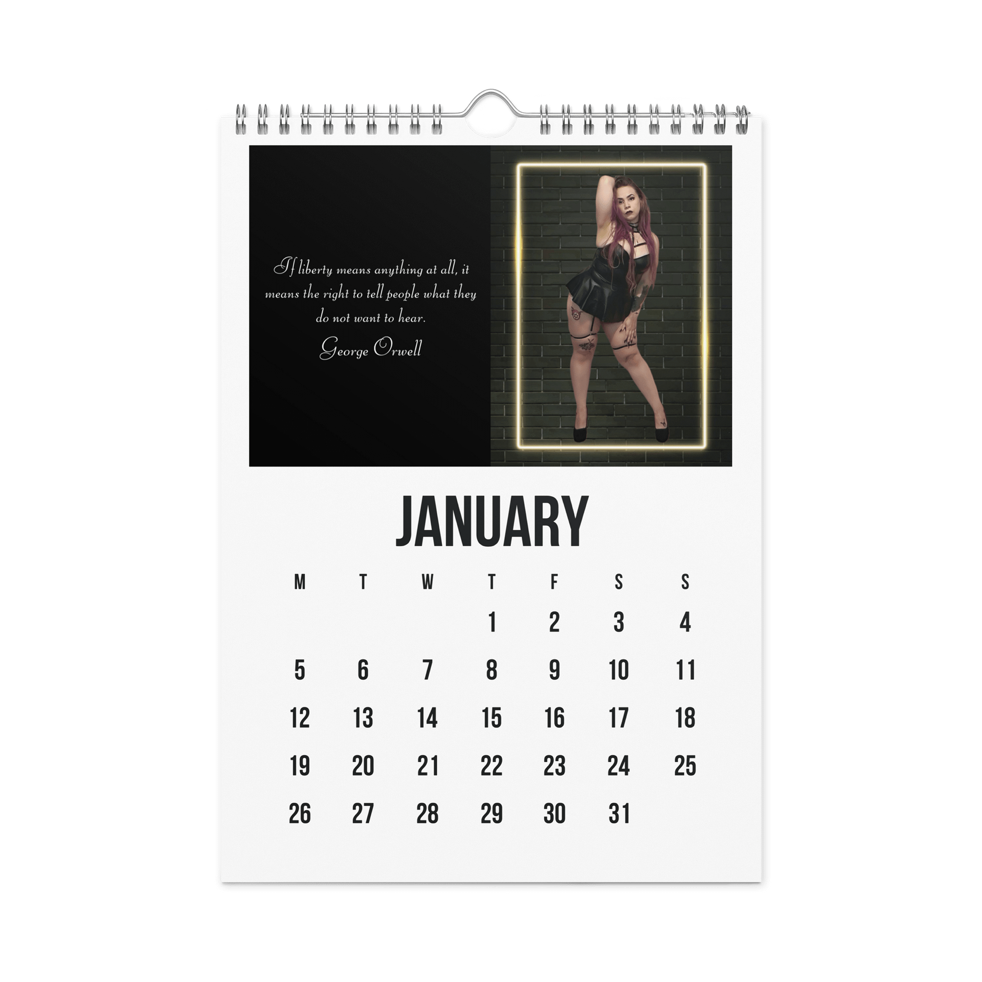 The LibertyTrap Pin-up Calendar 2026 product image (2)