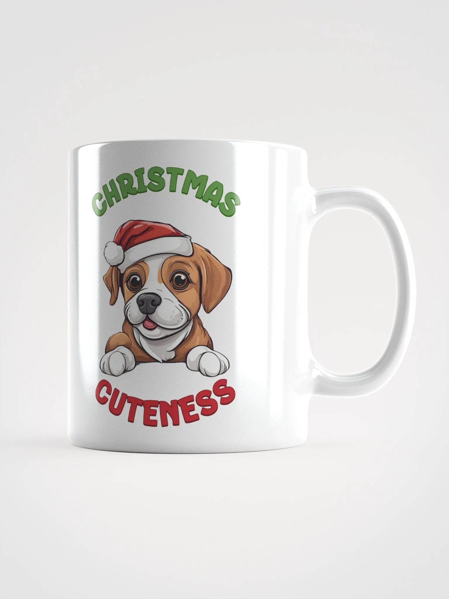 Christmas Cuteness - Dog Lovers White Mug product image (2)