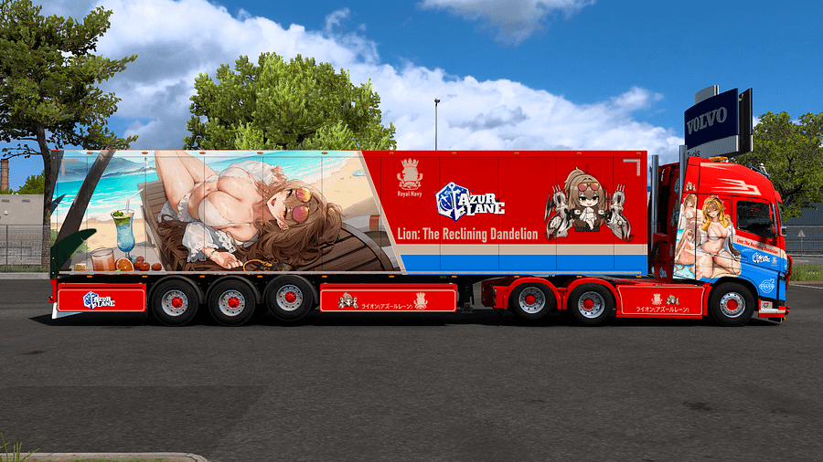 [ETS2] HMS Lion (The Reclining Dandelion) - Azur Lane [Combo Skin] product image (3)