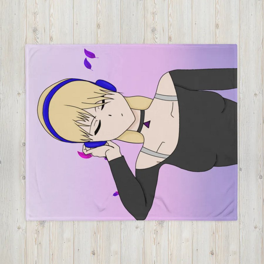 Pink Jade+ Throw Blanket product image (4)