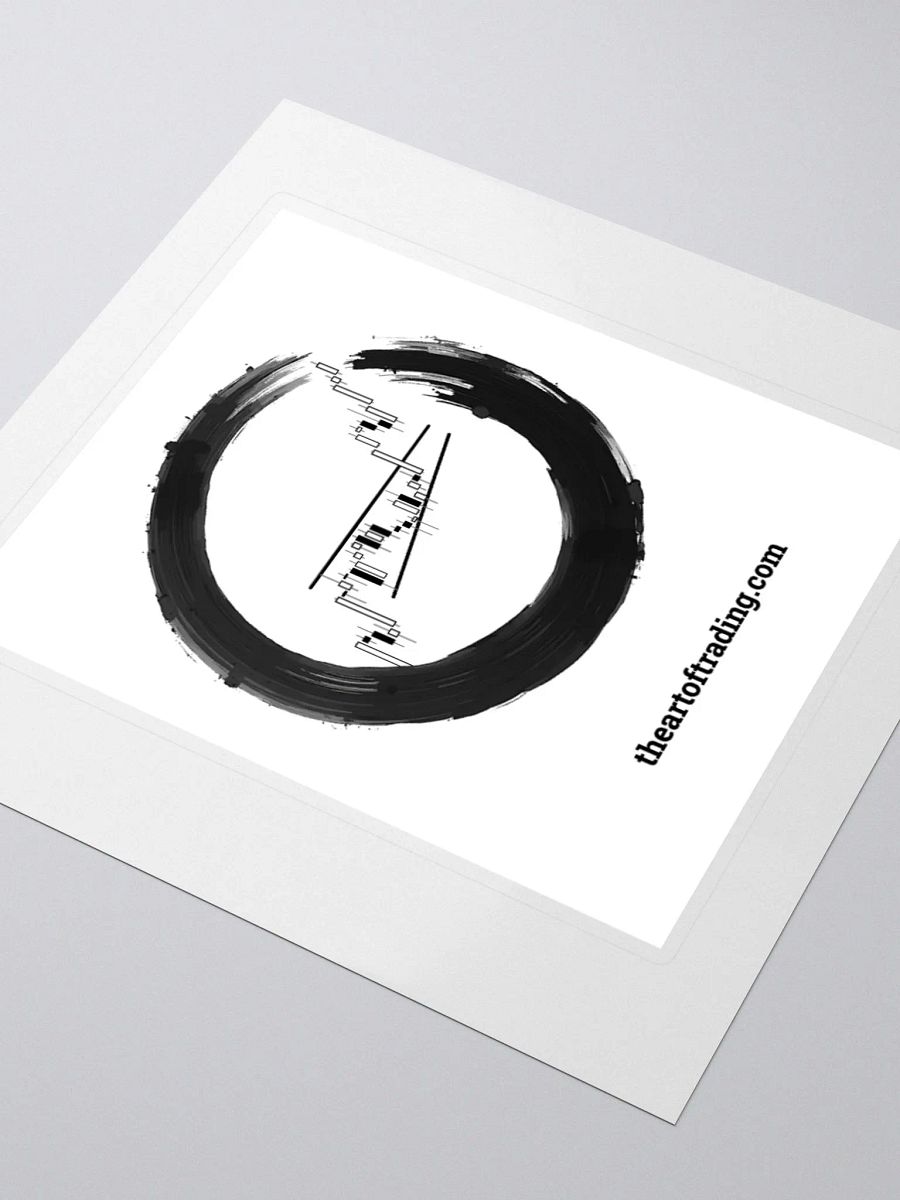 The Art of Trading Sticker (White) product image (7)