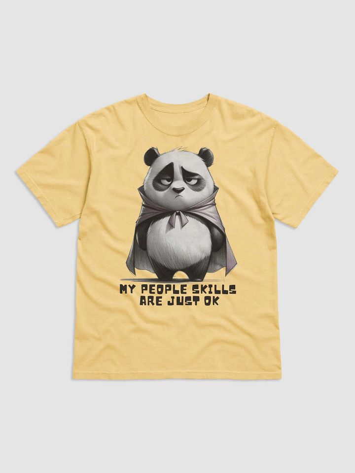 My People Skills Are Just OK - Sceptical Panda Illustration product image (1)