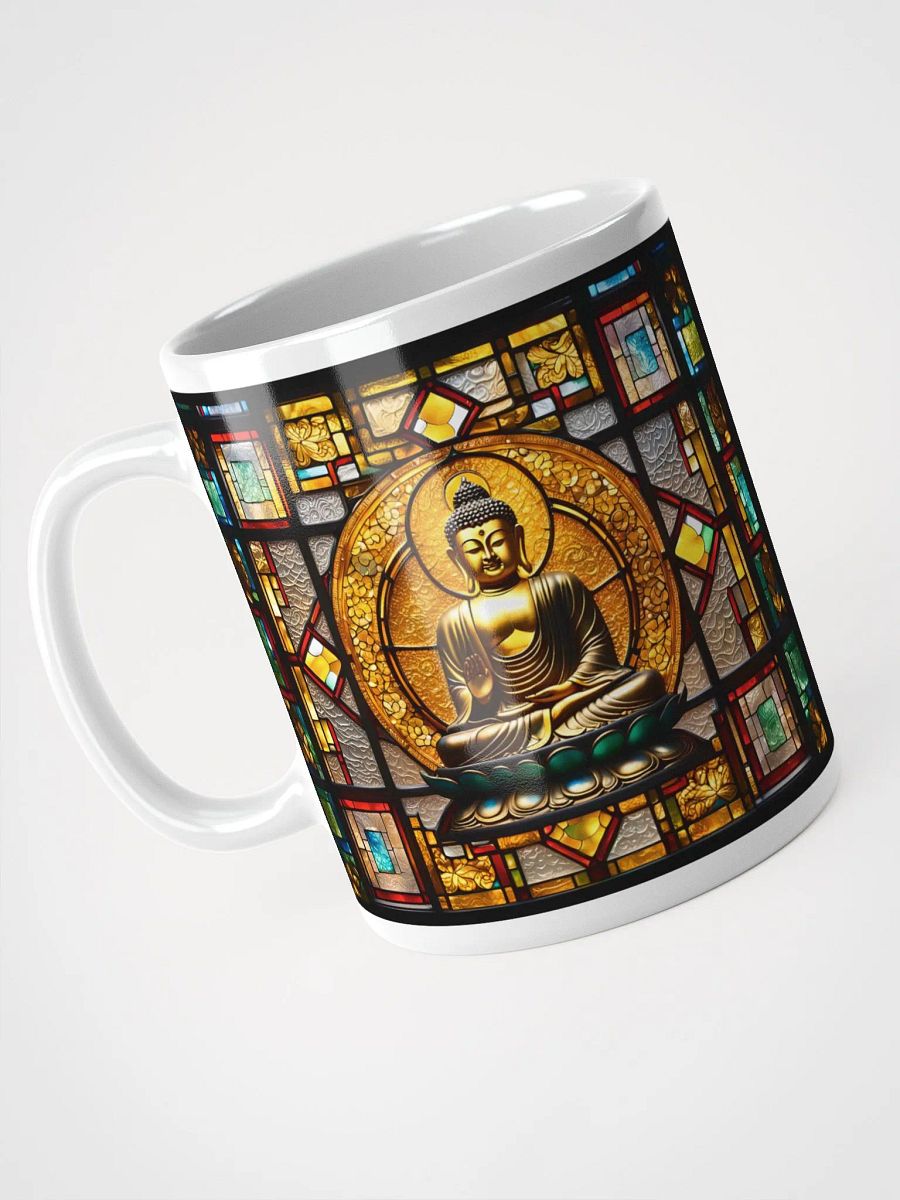 #007 Golden Buddha Stained Glass Mug product image (9)