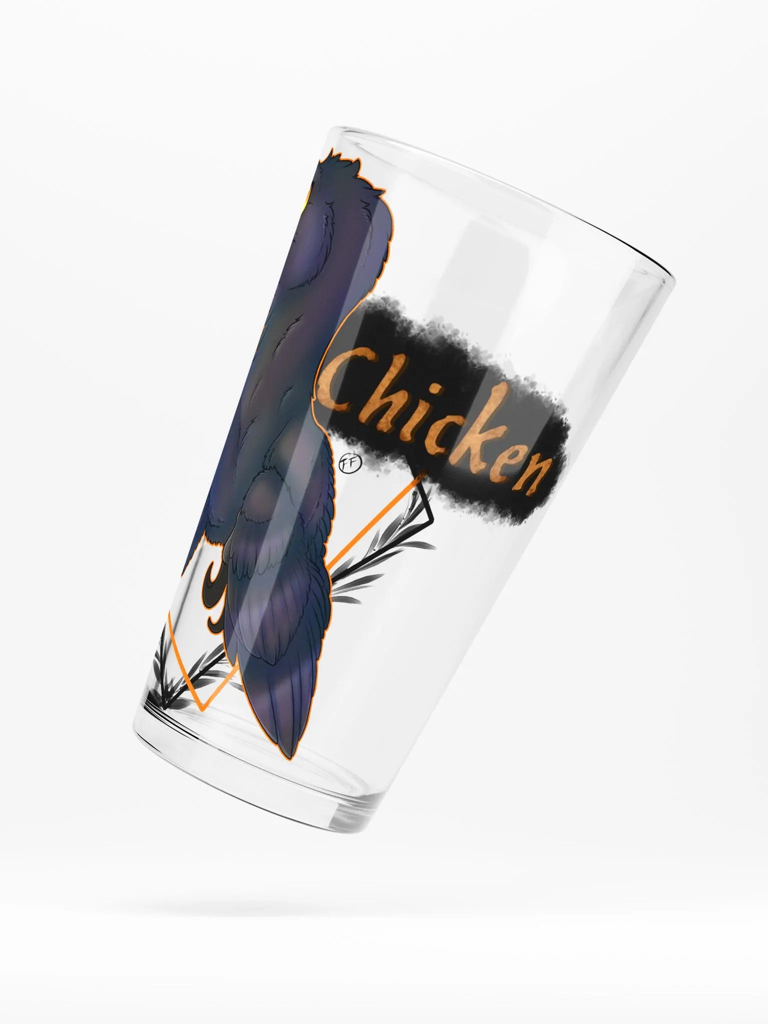 Tater the Spicy Chicken glass product image (5)