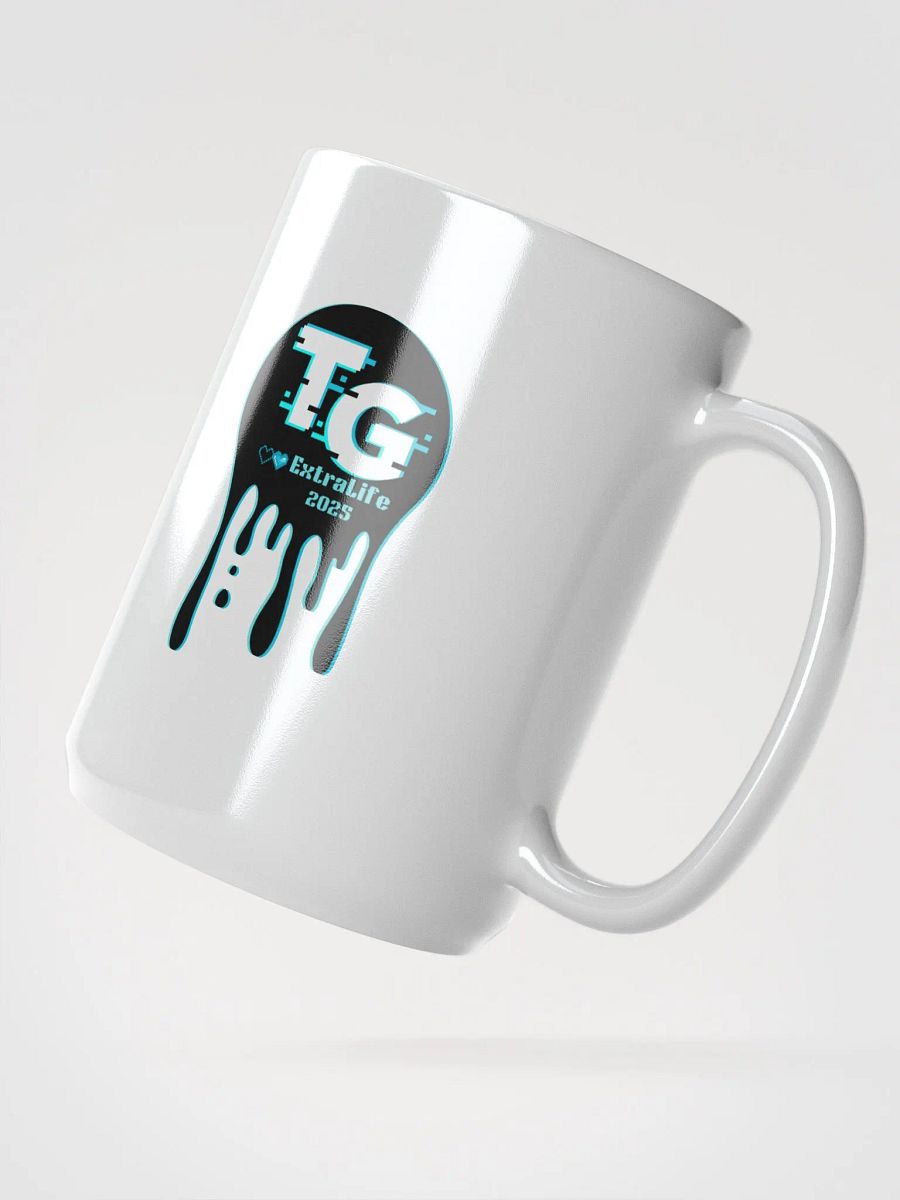 2025 Extra Life- Scan & Sip: White Glossy QR Mug product image (1)