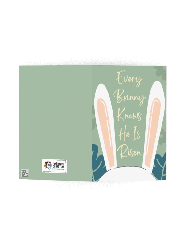 Every Bunny Knows He Is Risen Easter Greeting Card product image (5)