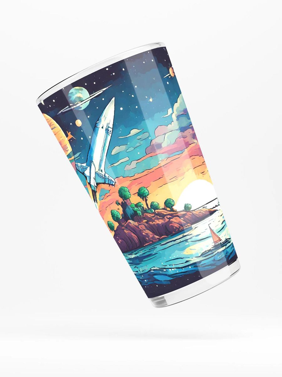 Summer Wind Charters: Space Sail Pint Glass product image (4)