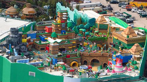 🪄 Take a look at this stunning aerial shot of Super Nintendo World in Epic Universe! 🌟 The immersive details are incredible—t...