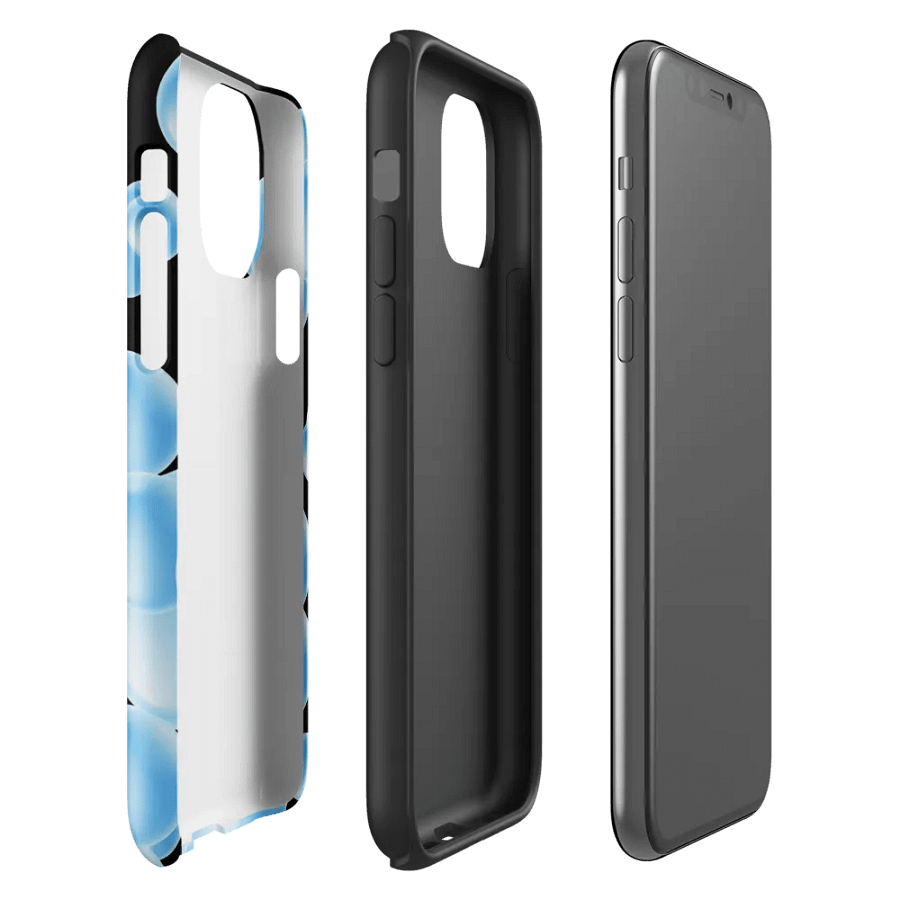 Bubble Burst iPhone® Tough Case (Black) product image (4)