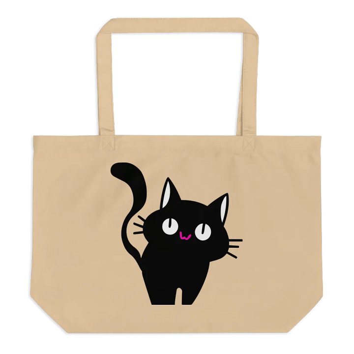 Double Sided Cat Butt Organic Cotton Tote Bag product image (2)