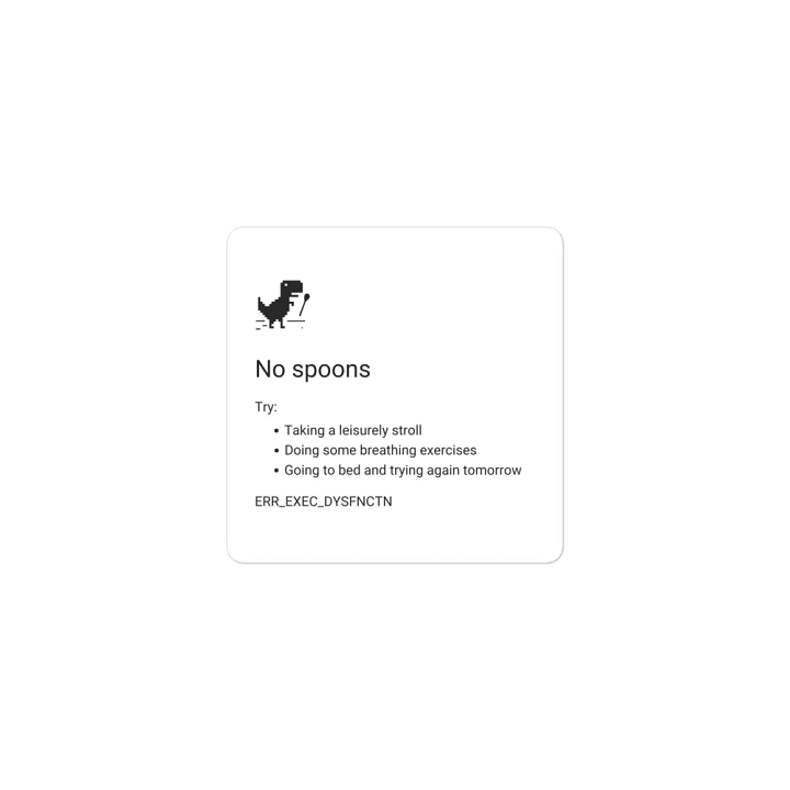 NO SPOONS die-cut magnet product image (1)