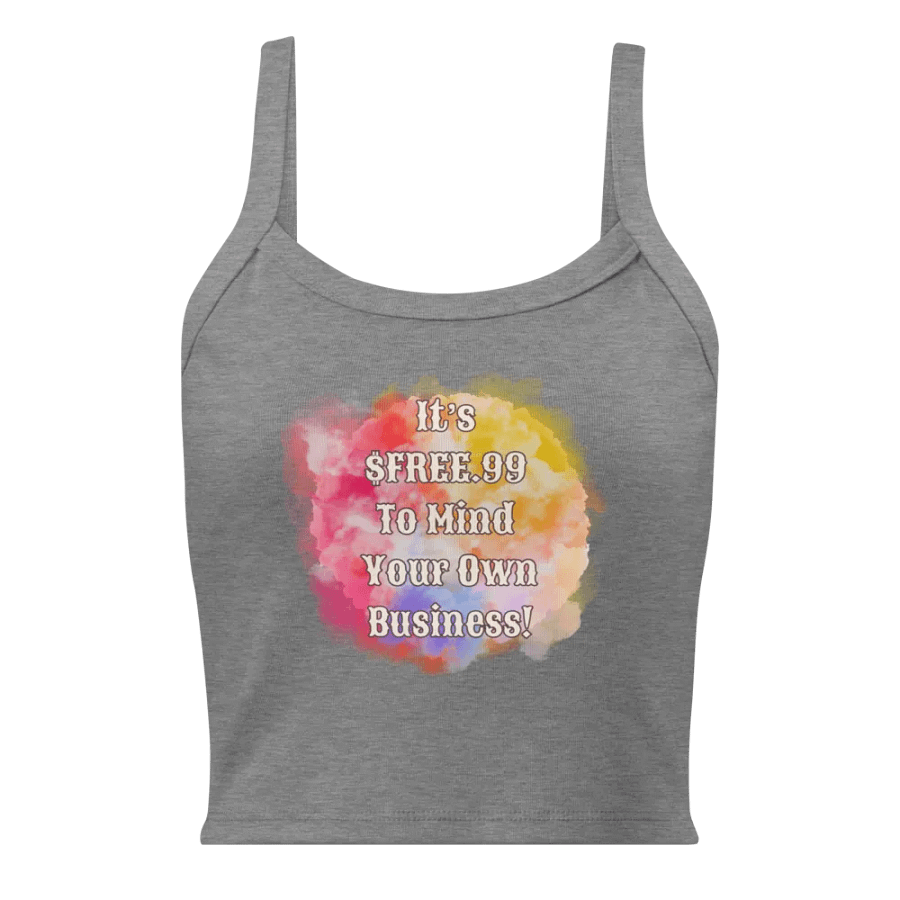 $FREE.99 Micro-Rib Tank Top product image (3)
