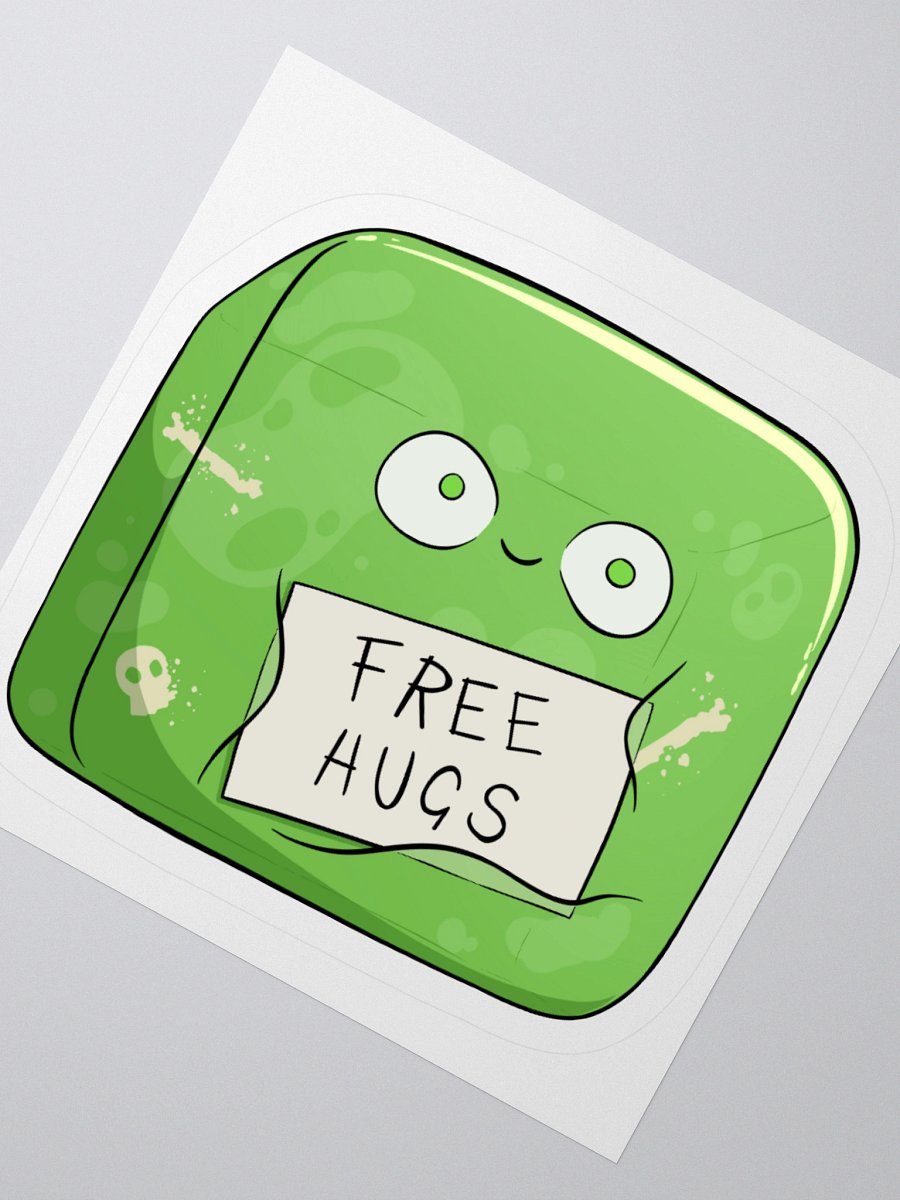Free Hugs Gelly Cube Sticker product image (6)