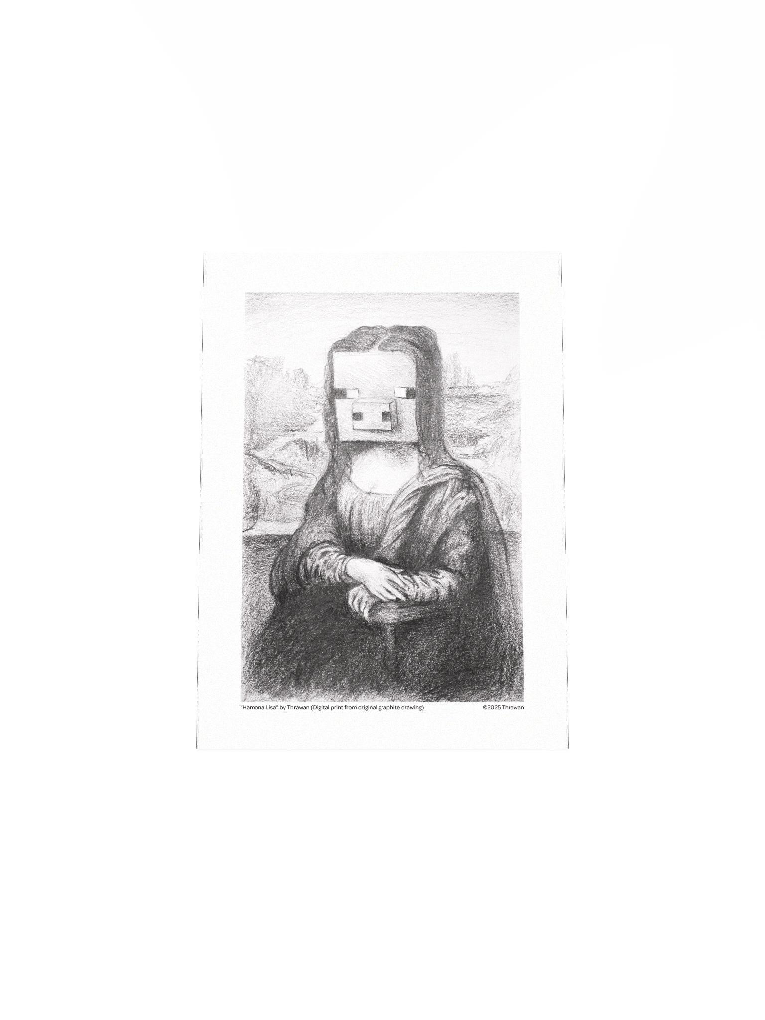 "Hamona Lisa" Digital Print product image (4)