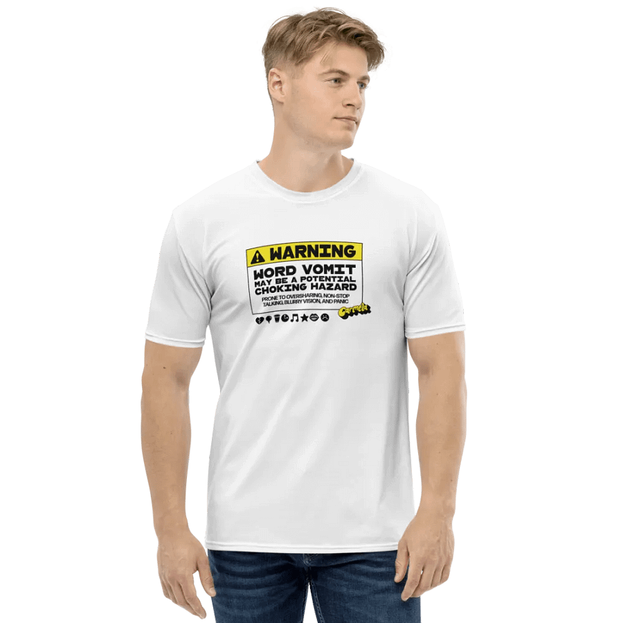 Warning! Word Vomit T-Shirt product image (4)