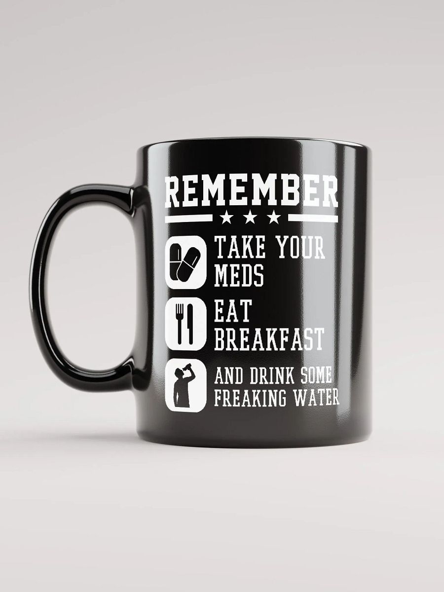 Black Daily Reminders Mugs product image (11)