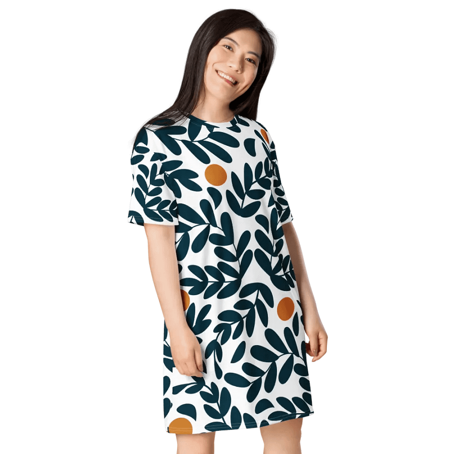 Symmetry Leaf All-Over Dress product image (4)