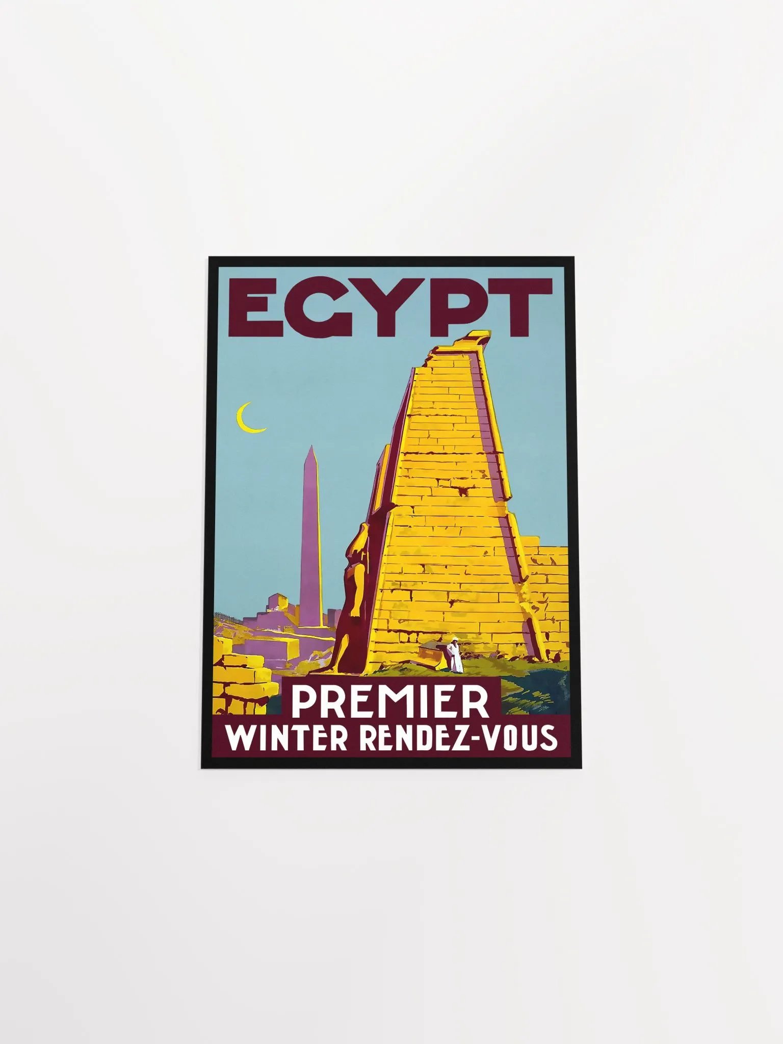 Egypt for Winter, 1930s — retro vintage travel poster product image (9)