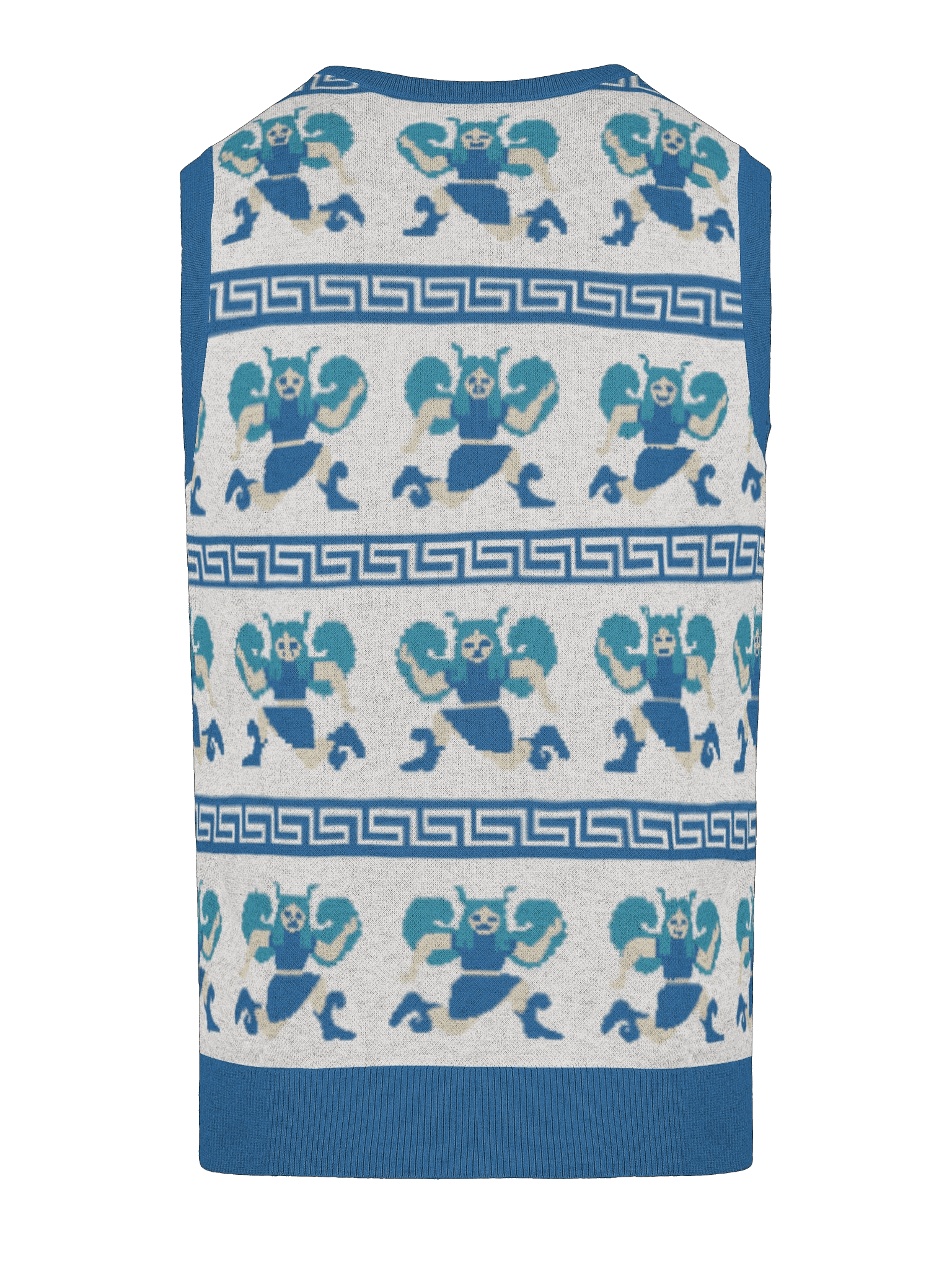 Gorgons sweater vest - china blue product image (17)