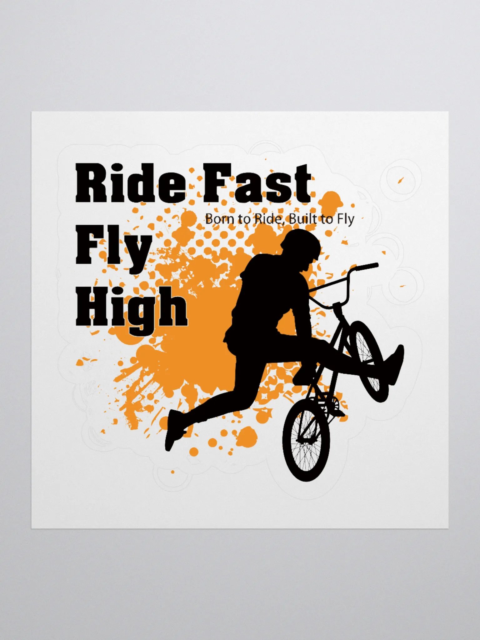 Ride Fast Fly High Kiss Cut Stickers product image (3)
