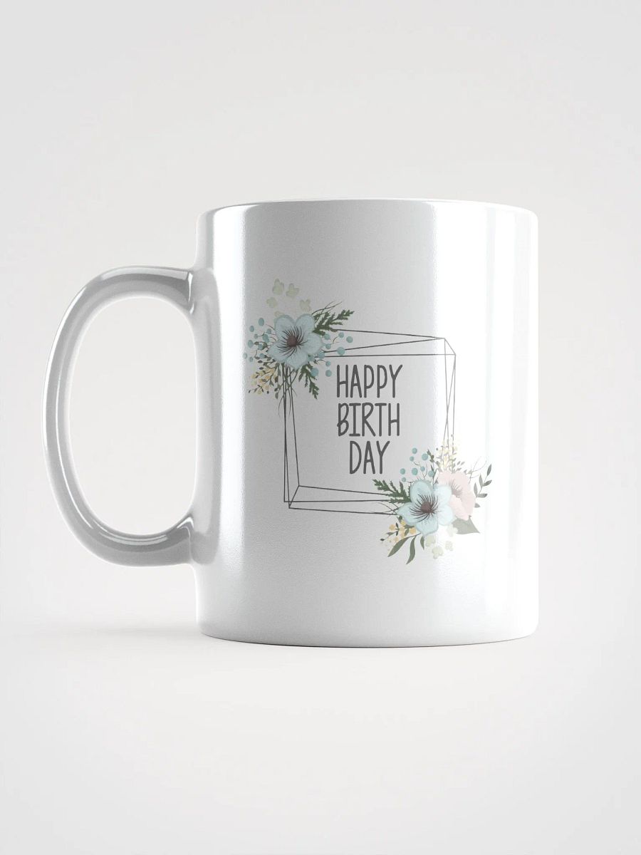 Happy Birthday Pastel Floral Coffee Mug product image (6)