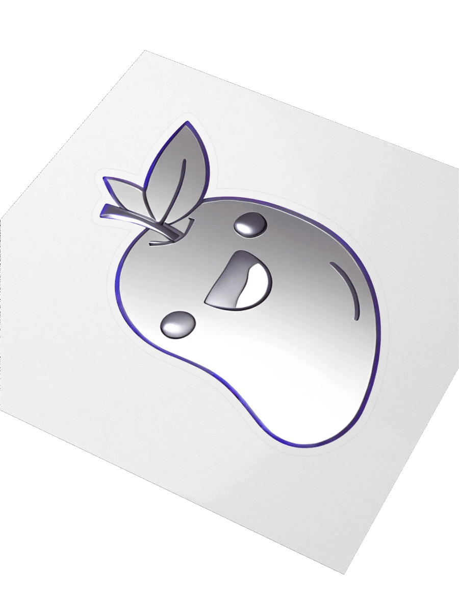 The Blu's Silver Sticker product image (3)