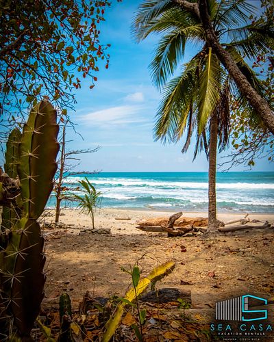 Book a stay with us @seacasasamara and have the option to walk to 3 different beaches! This is Playa Izquierda, after a hike ...