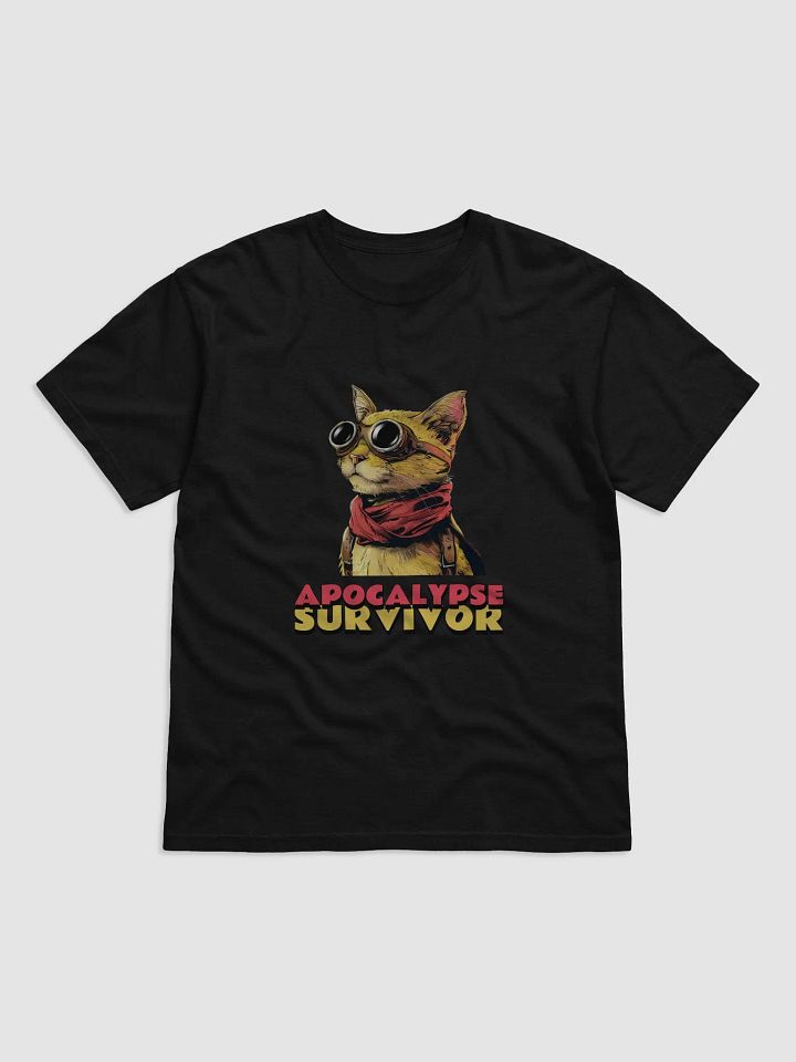 Apocalypse Survivor Cat Aviator T-Shirt product image (6)