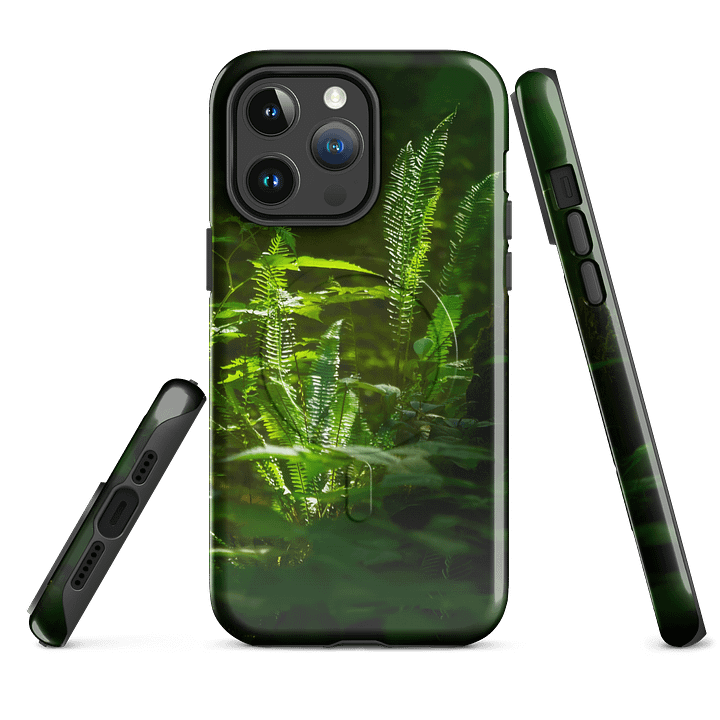 A little shot of sunshine in the wood's MagSafe® Tough iPhone® Case product image (2)