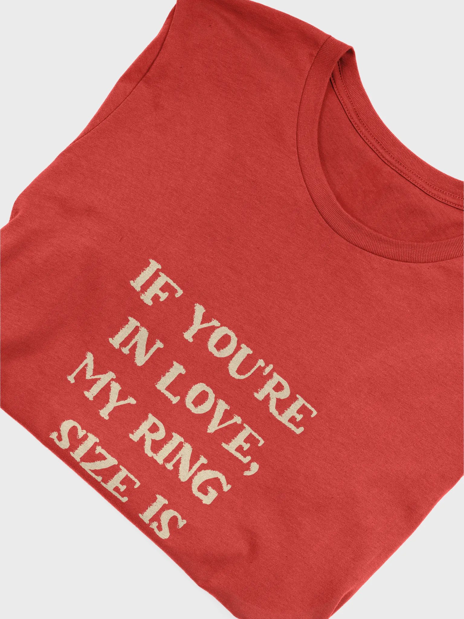 If you're in love...