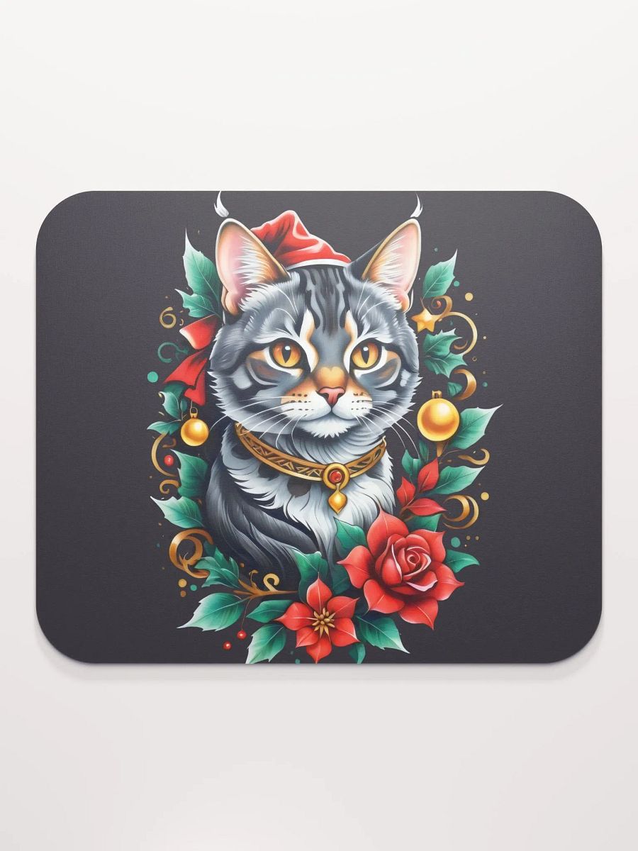 Christmas Kitty & Holiday Charm Mouse Pad product image (3)