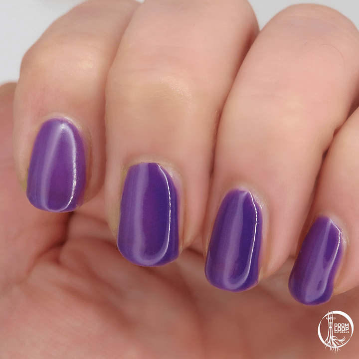 NO FUTURE BUT THE SKY - Solar Blue to Purple Glow In The Dark Jelly Polish product image (2)