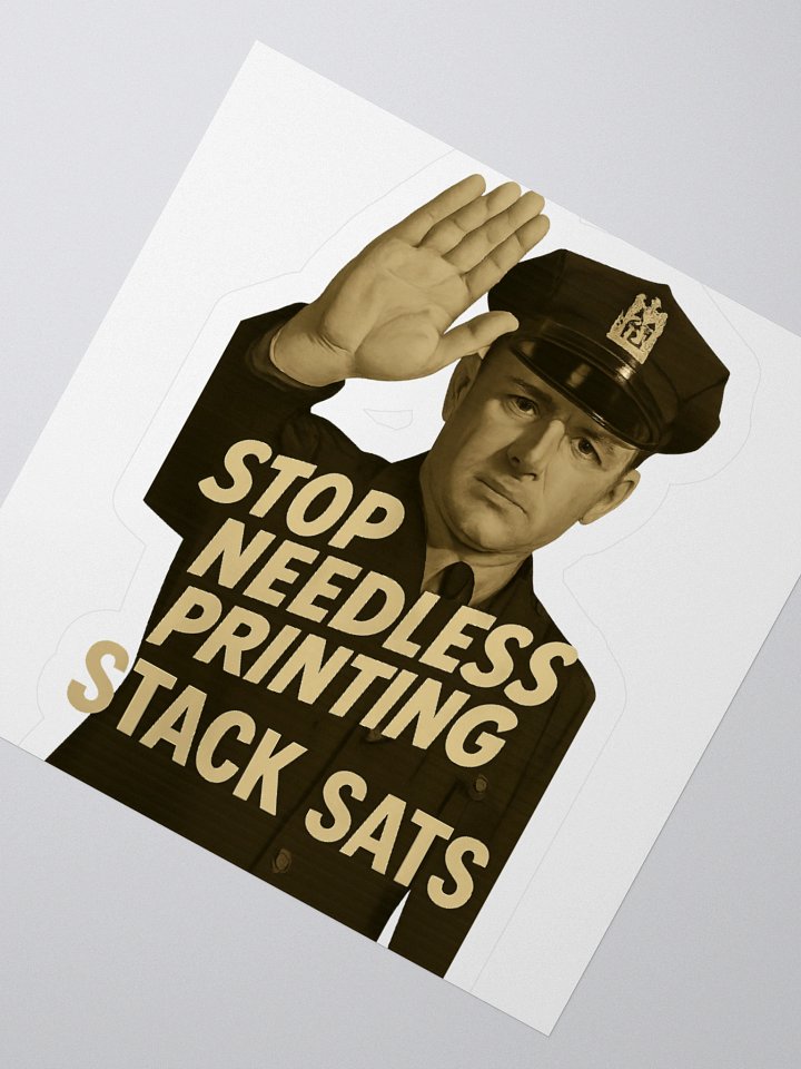Stop Needless Printing Sticker product image (6)