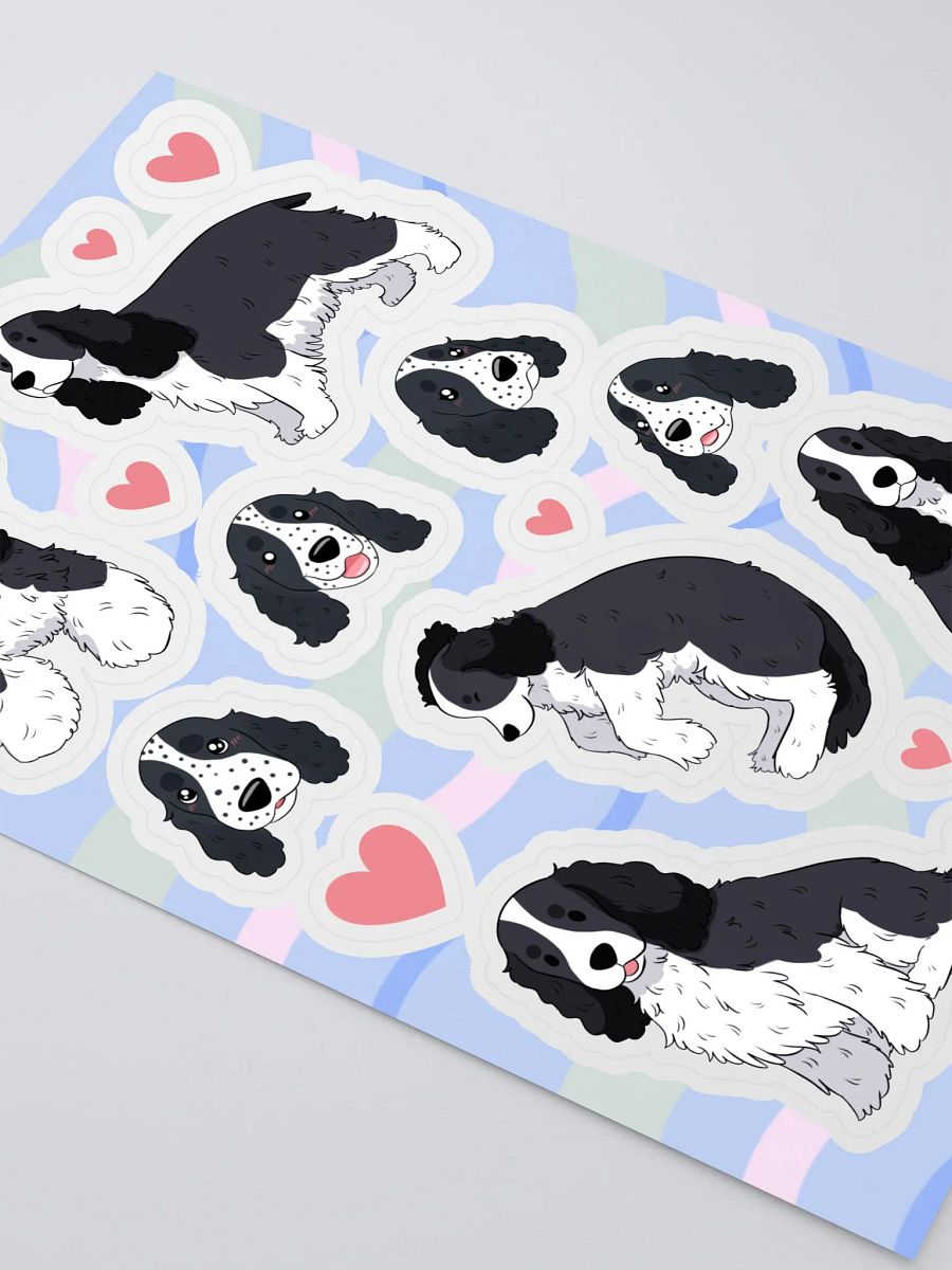 Cocker Spaniel Love Sticker Sheet product image (3)