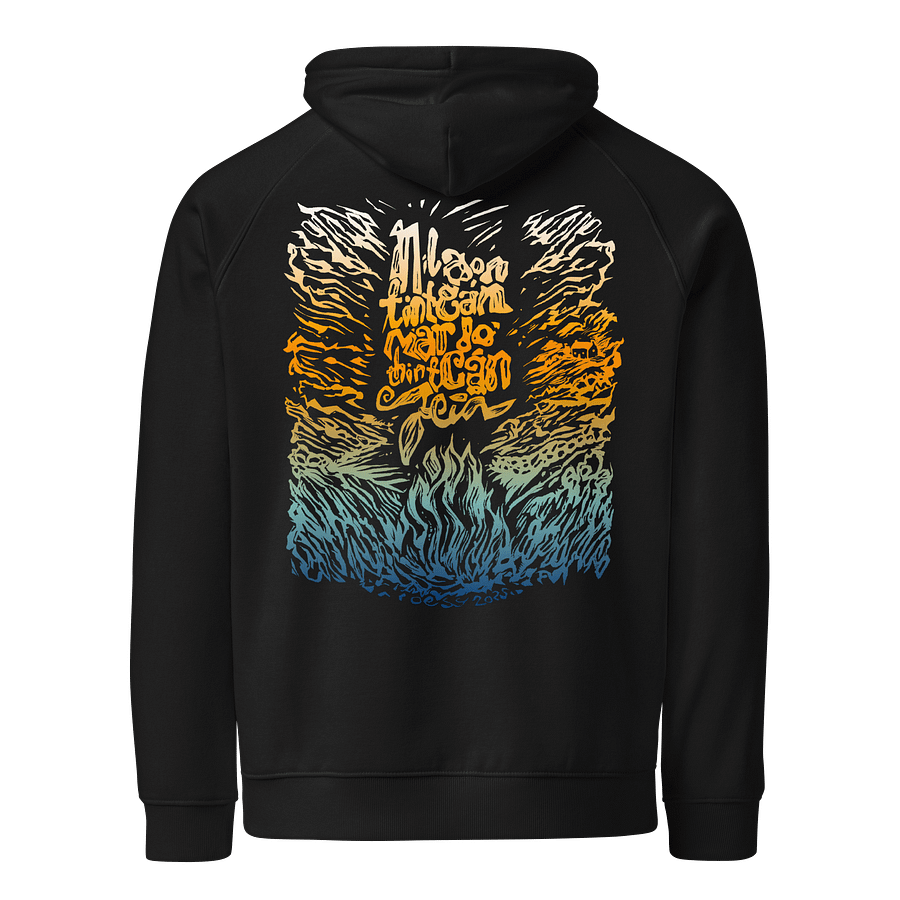 Níl aon tinteán mar do thinteán féin - Colour - SOL'S Eco Raglan Hoodie (Back Patch) product image (2)
