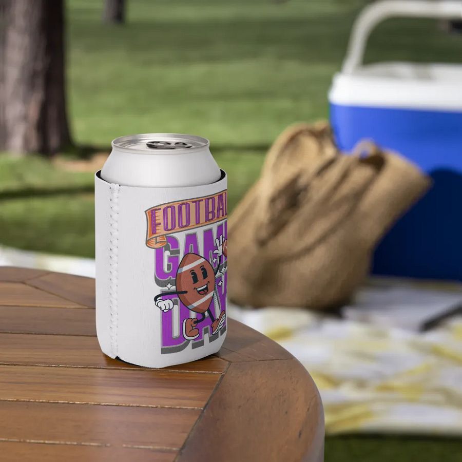 Game Day Football Can Cooler product image (6)