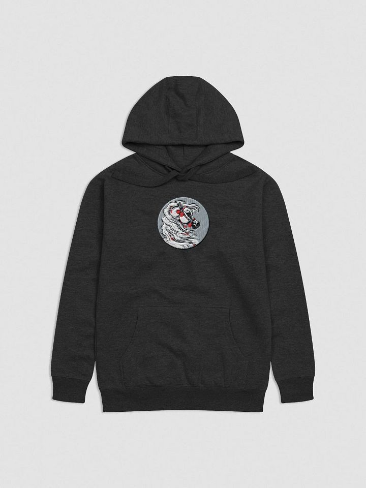 Arab Horse with Red Tassels Embroidered Pullover Hoodie product image (1)