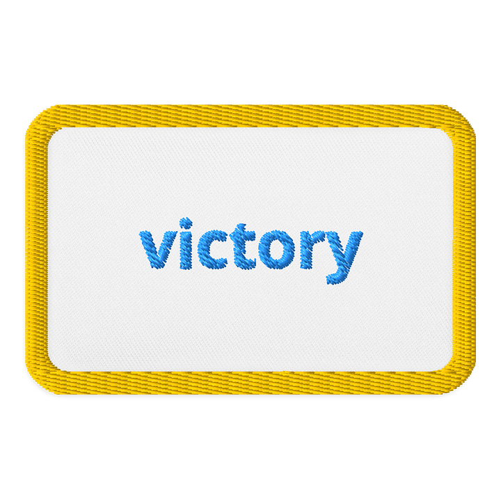Victory Bliss Embroidered Patch product image (1)