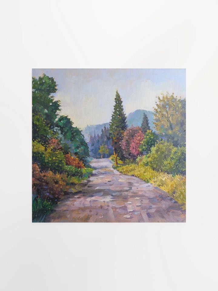 Hiking Trail-Oil Painting Paper Poster product image (1)