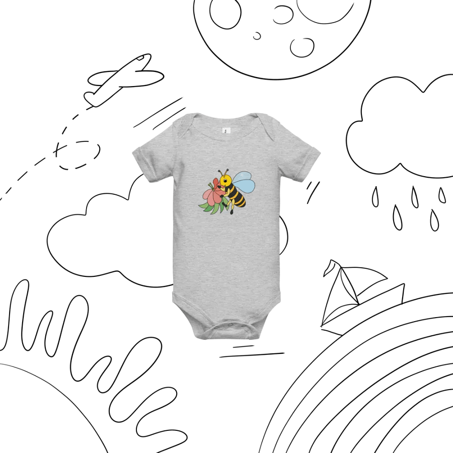 Flower Bee - Baby Onesie product image (6)