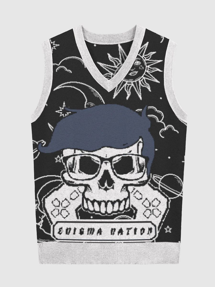 Enigma Nation Knitted V-Neck Vest 12 product image (2)