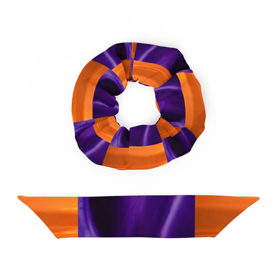 Festive Halloween Checkerboard All-Over Print Scrunchie product image (12)