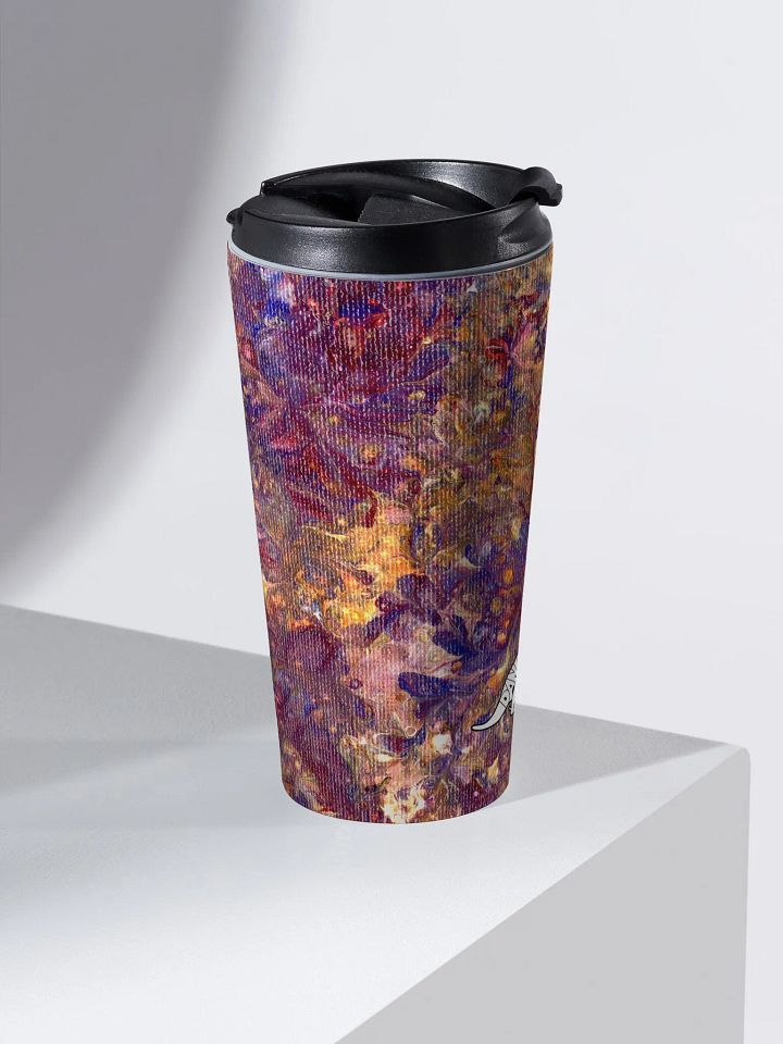 Victorian Flowers Fluid Acrylic Travel Mug product image (2)