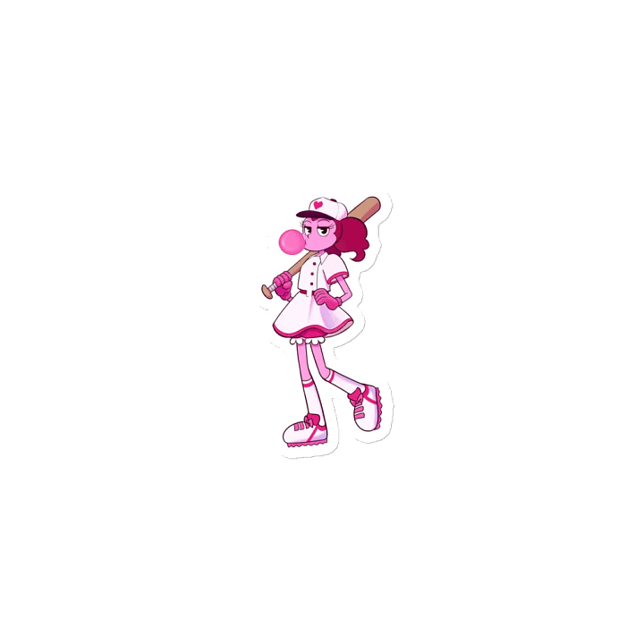 Baseball Crystal Gem Spinel Magnet product image (1)