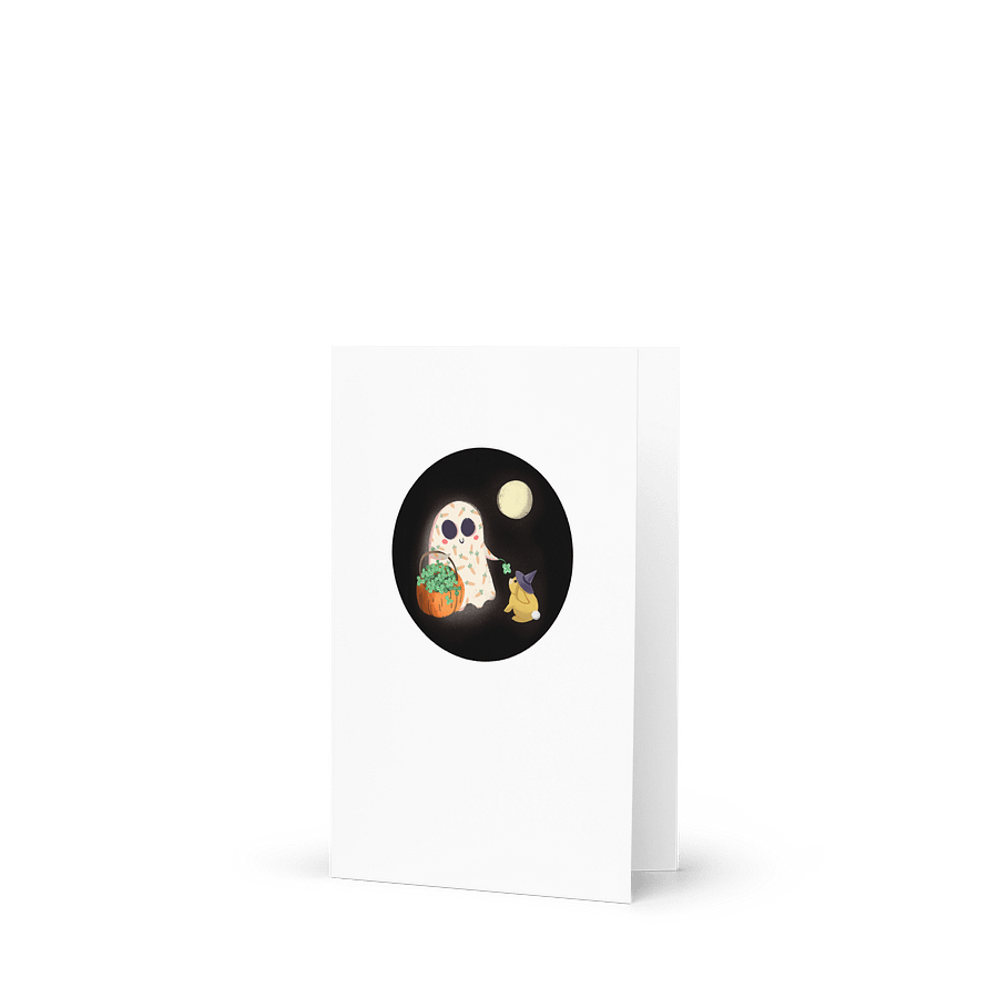 Little Ghost's Magic Friend - Greeting Card product image (4)