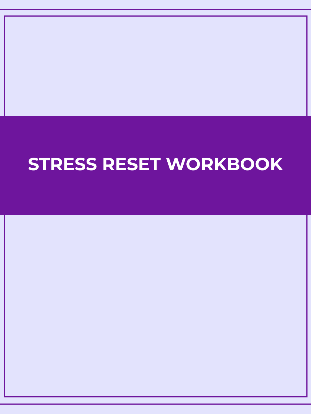 FREE Stress Reset Workbook product image (1)